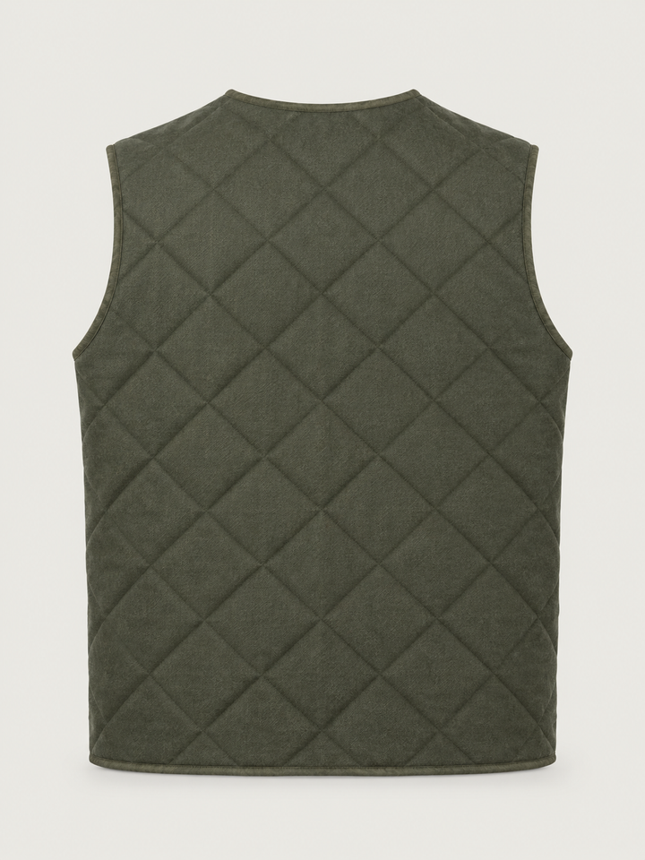 HARTFORD VINCE ARMY QUILTED VEST