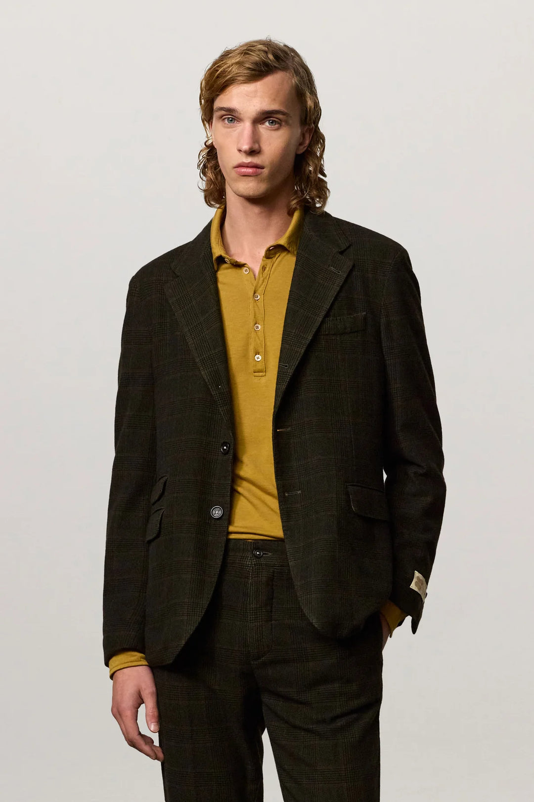 MASSIMO ALBA DARK OLIVE WOOL JACKET