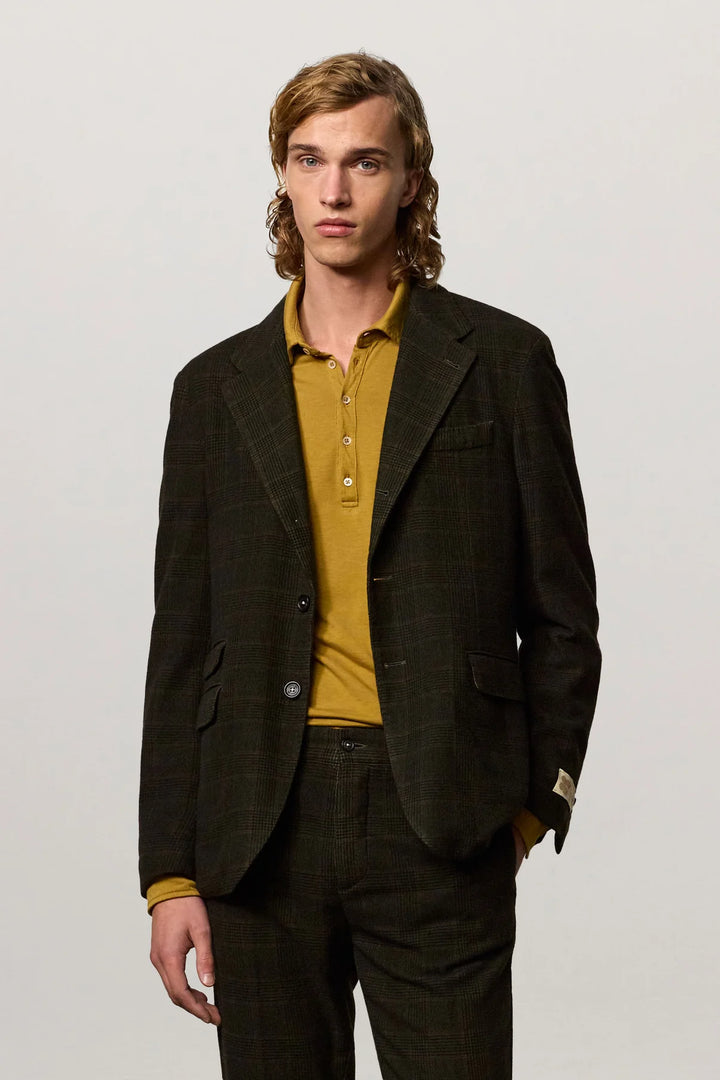 MASSIMO ALBA DARK OLIVE WOOL JACKET