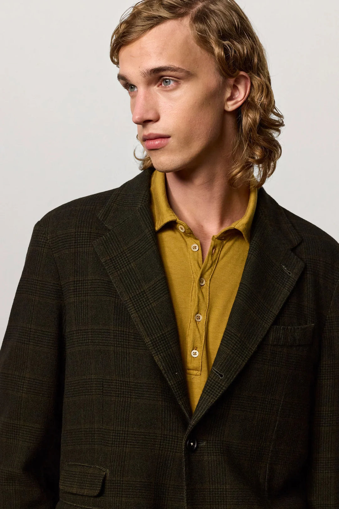 MASSIMO ALBA DARK OLIVE WOOL JACKET
