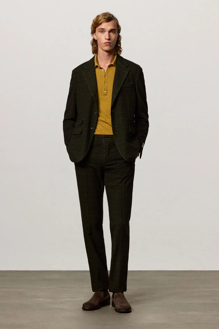 MASSIMO ALBA DARK OLIVE WOOL JACKET
