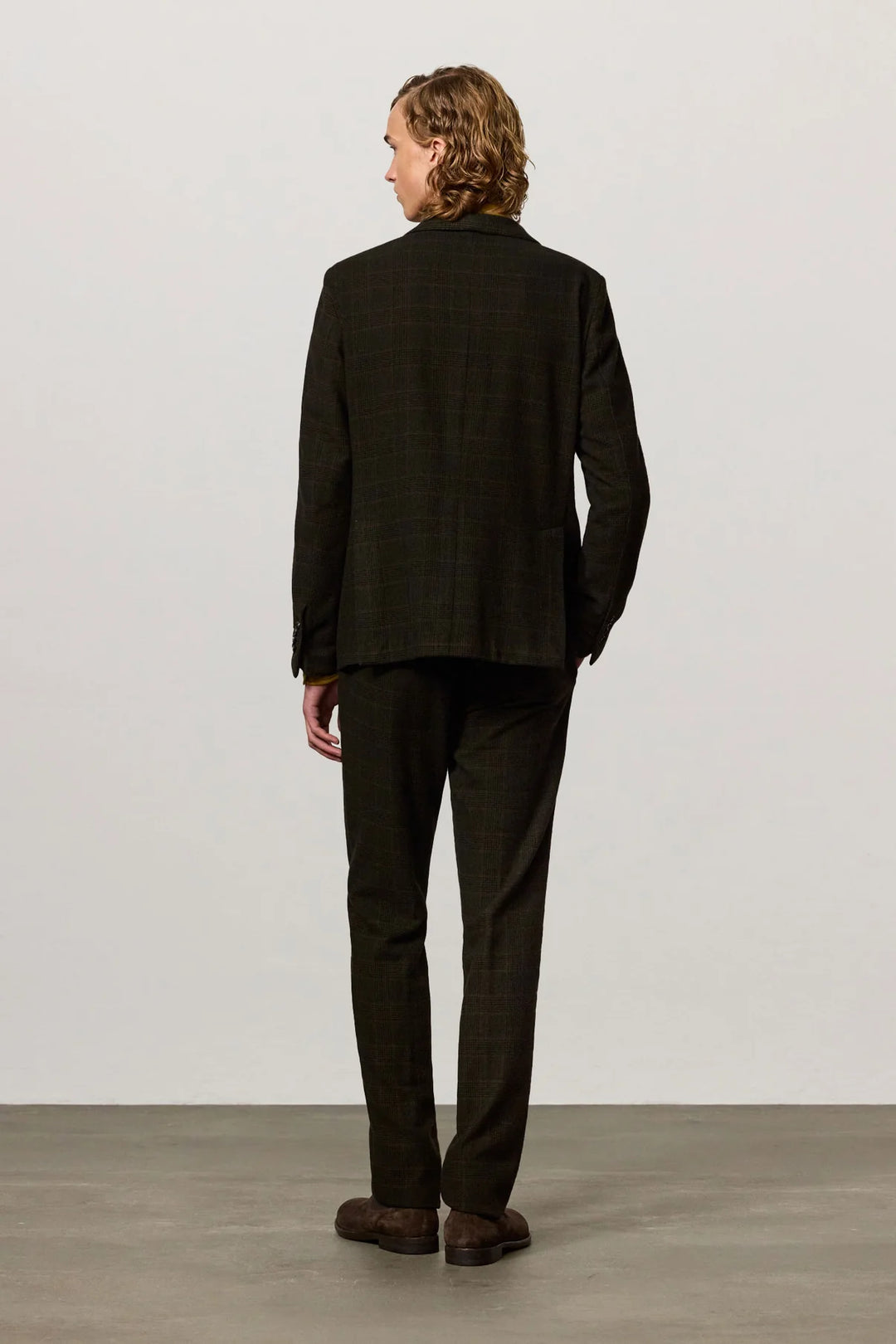 MASSIMO ALBA DARK OLIVE WOOL JACKET
