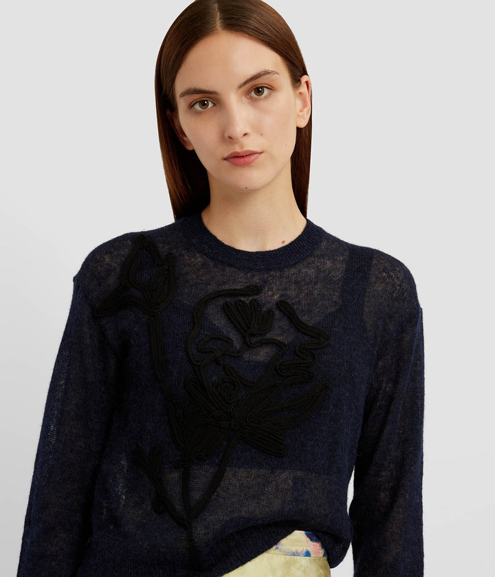 ERDEM CREW NECK SWEATER