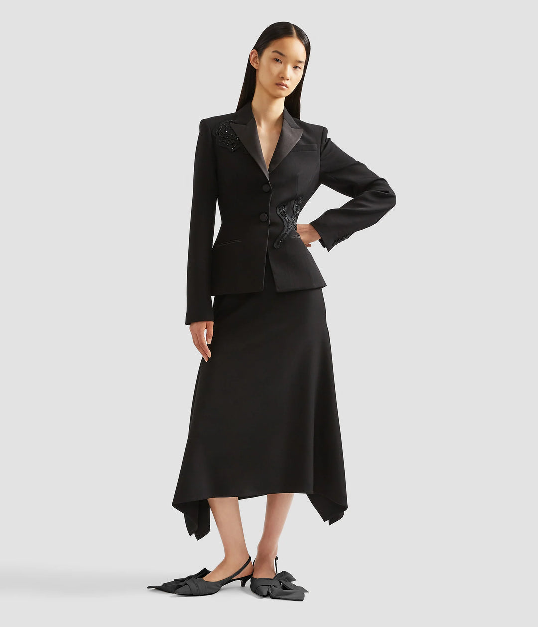 ERDEM PENCIL MIDI SKIRT