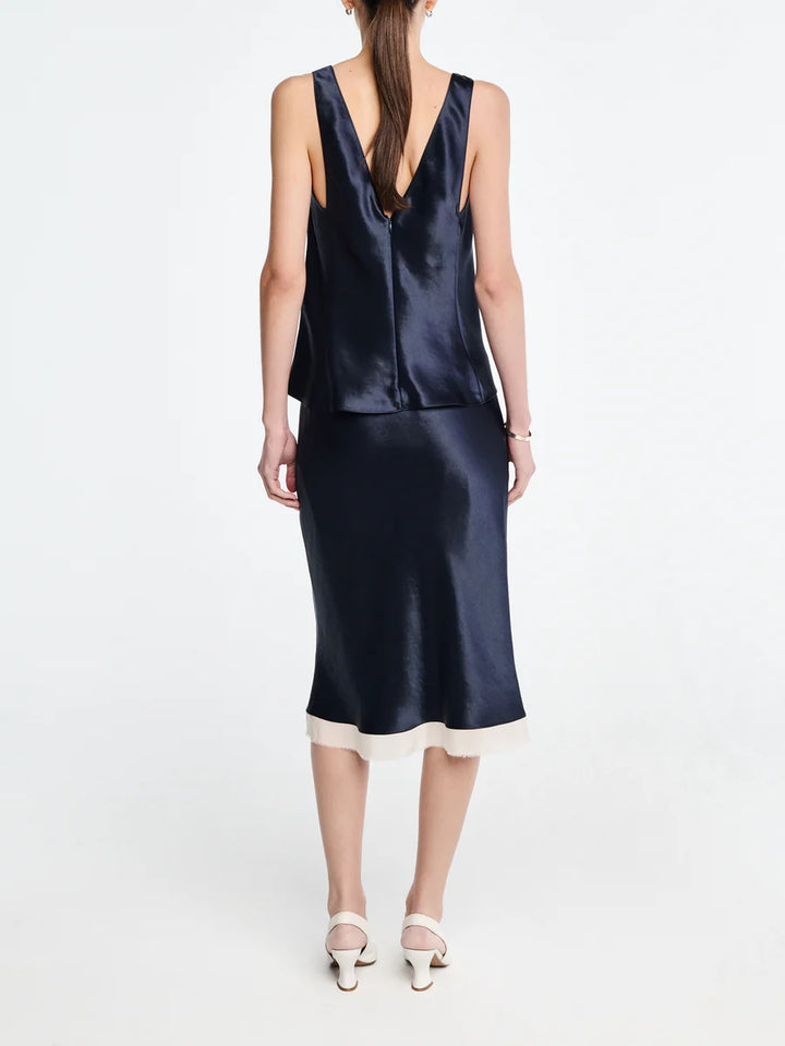 MARIA MCMANUS BIAS RIBBON SKIRT