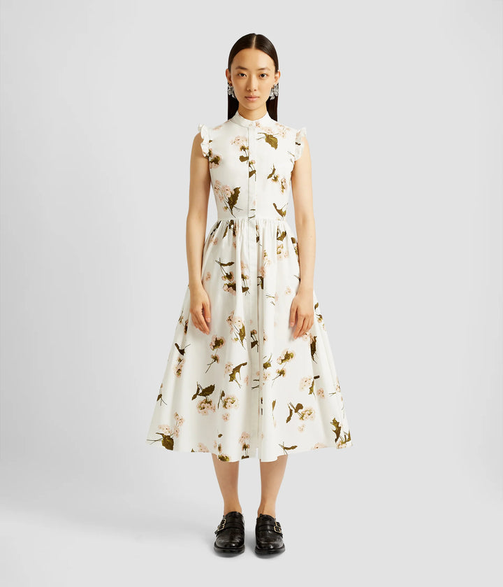 ERDEM SLEEVELESS MIDI DRESS