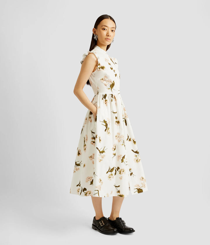 ERDEM SLEEVELESS MIDI DRESS