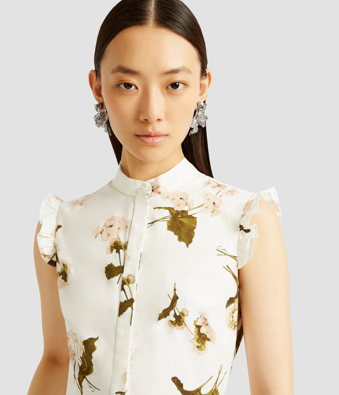 ERDEM SLEEVELESS MIDI DRESS