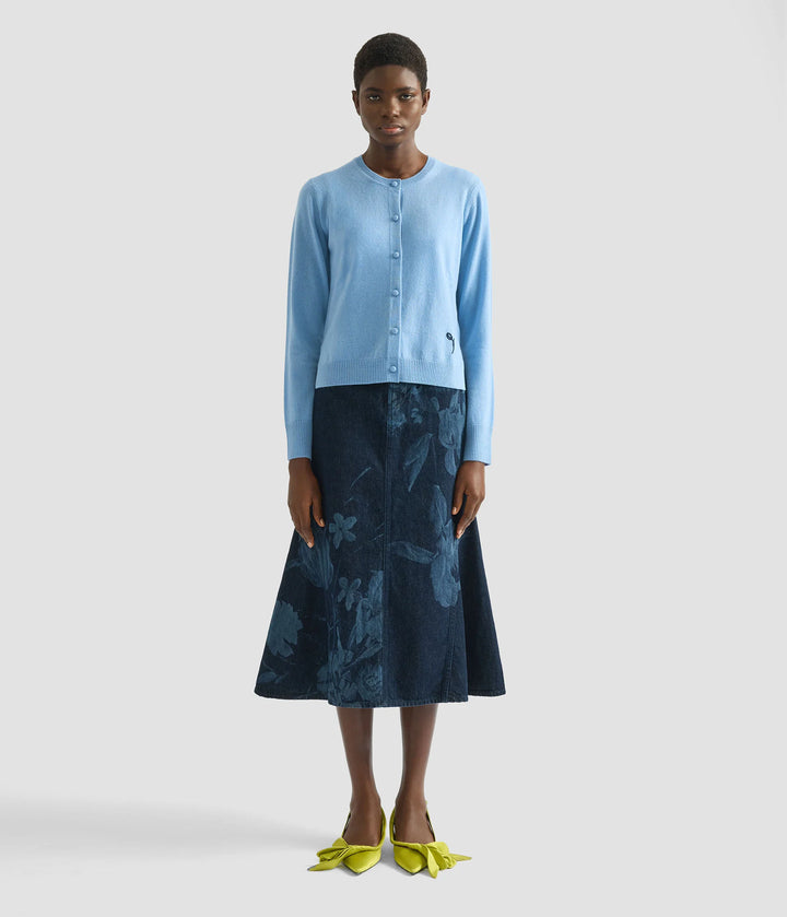 ERDEM CREW NECK CARDIGAN