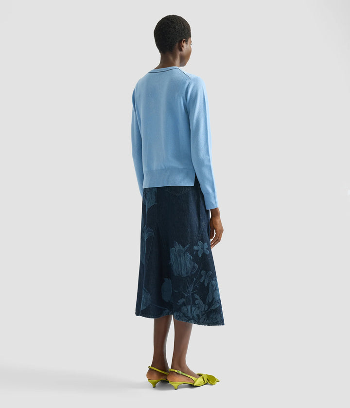 ERDEM CREW NECK CARDIGAN