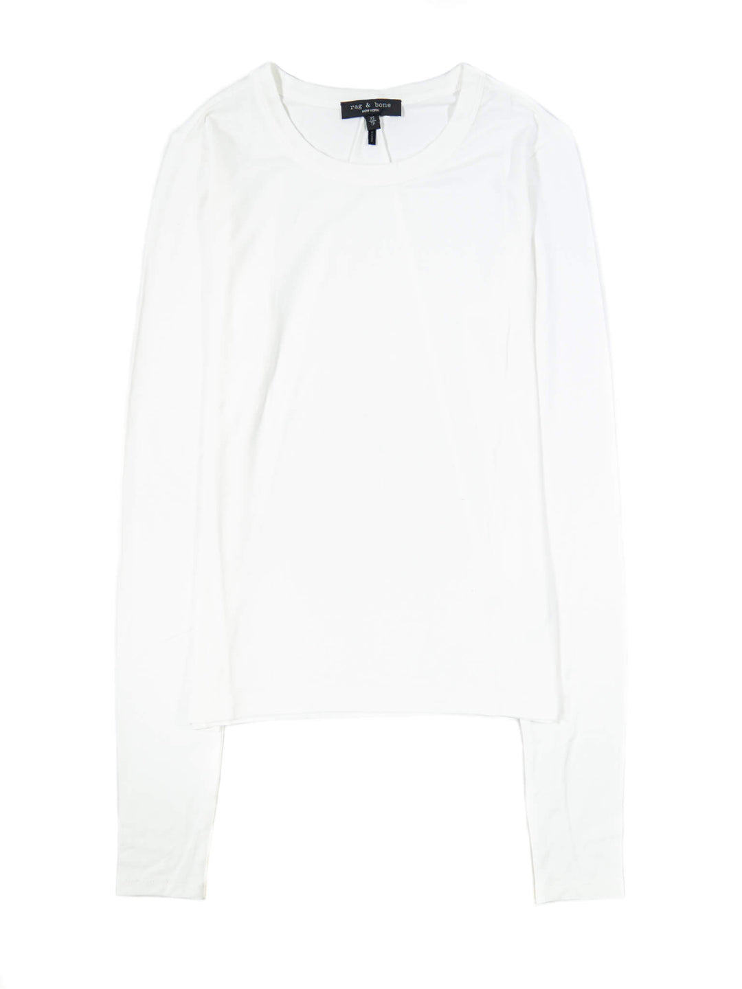 RAG & BONE LUCA SLIM TEE - WHITE
