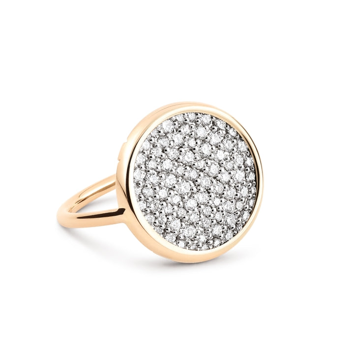 GINETTE BABY DIAMOND DISC RING