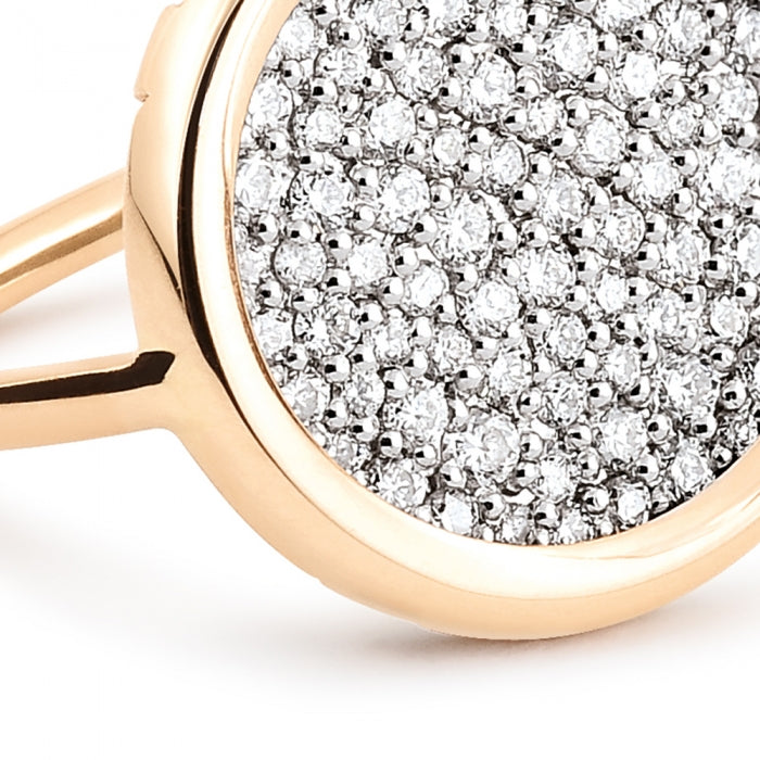 GINETTE BABY DIAMOND DISC RING