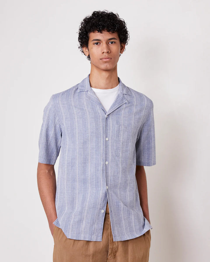 OFFICINE GENERALE BLUE SHIRT