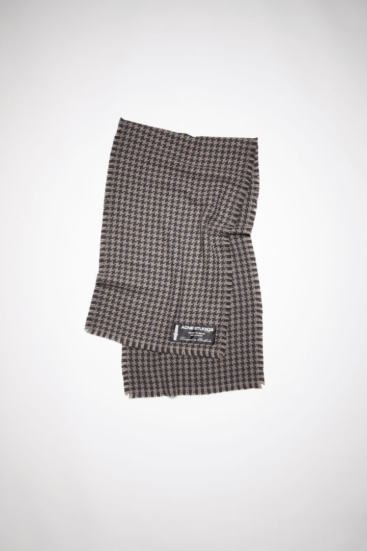 Acne Studios Houndstooth Wool Scarf