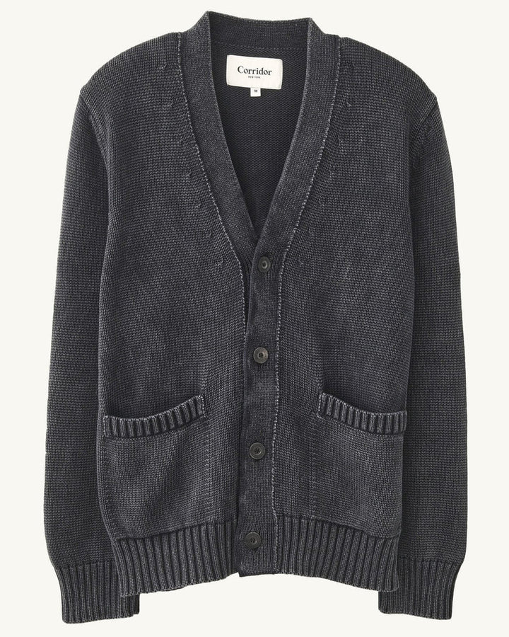 CORRIDOR ACID WASH CARDIGAN