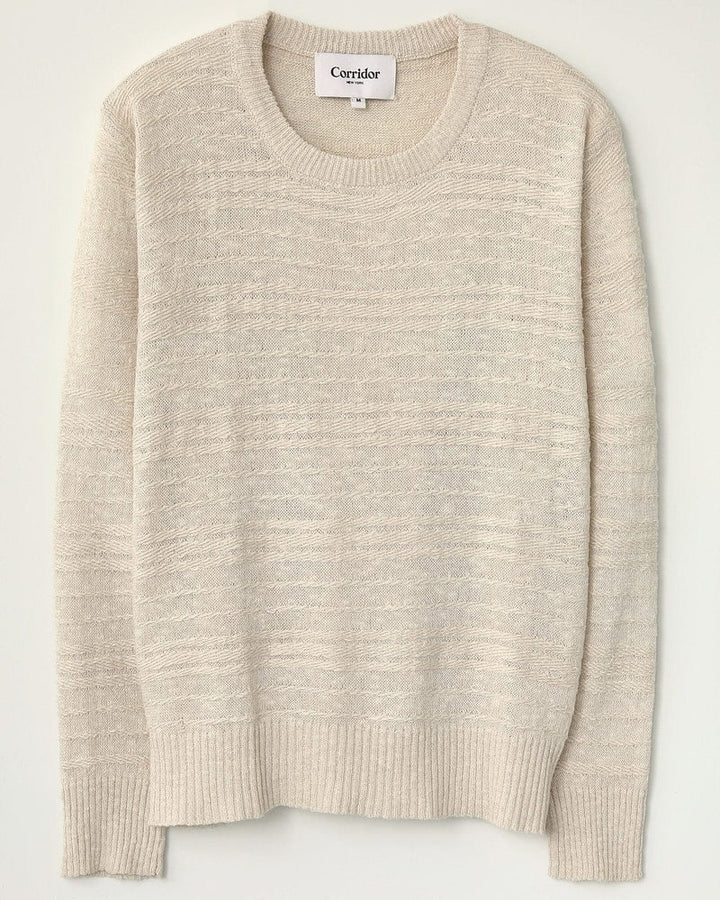 CORRIDOR LINEN SILK CREWNECK