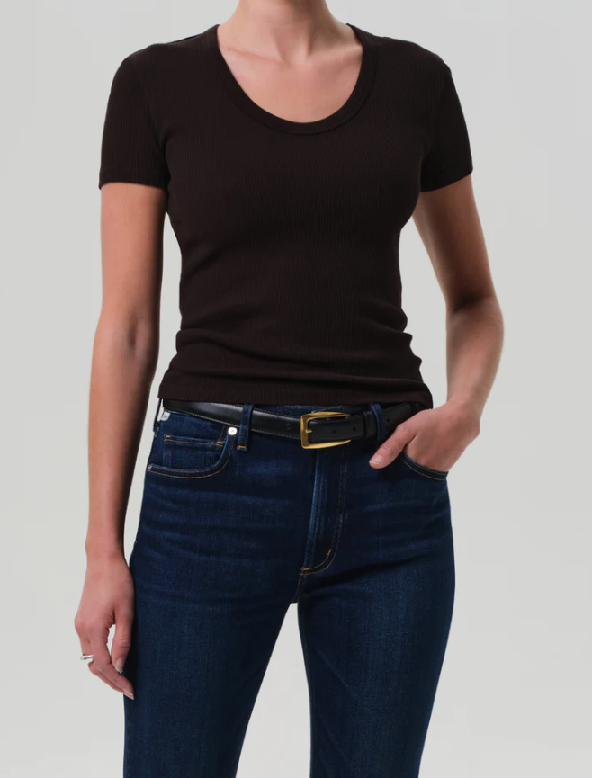 CITIZENS OF HUMANITY MAUDE U NECK TEE