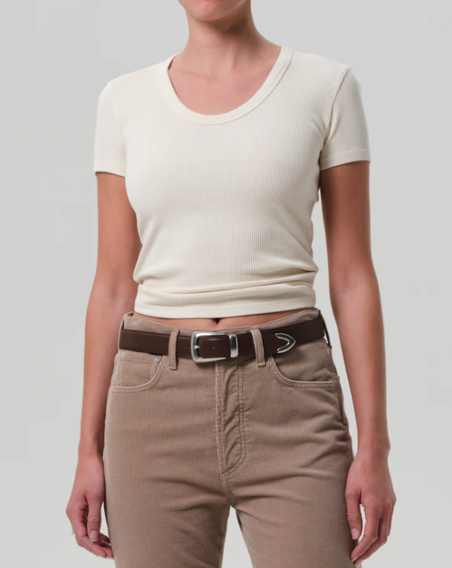 CITIZENS OF HUMANITY MAUDE U NECK TEE