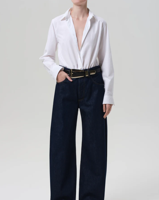 CITIZENS OF HUMANITY AVNI SLIM SHIRT IN WHITE