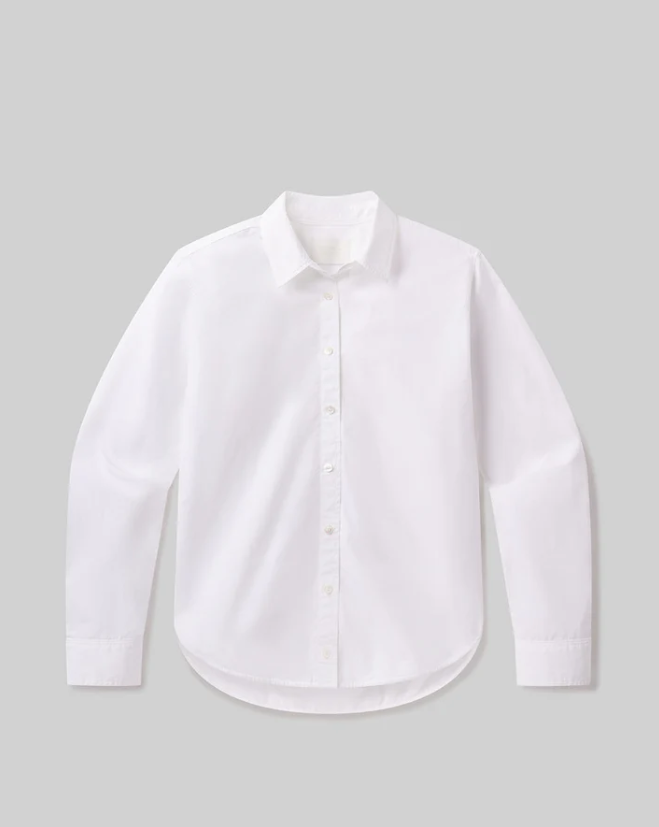 CITIZENS OF HUMANITY AVNI SLIM SHIRT IN WHITE