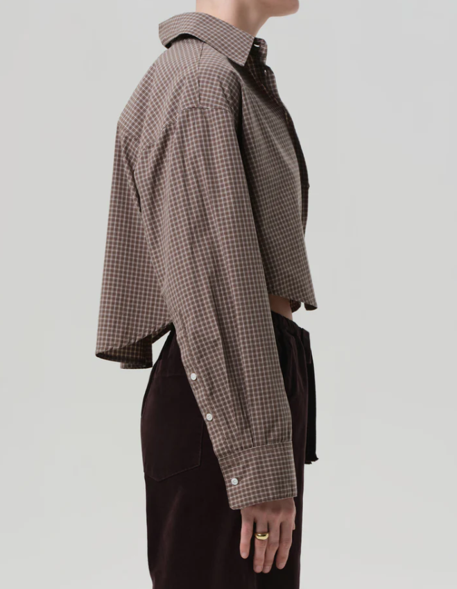CITIZENS OF HUMANITY CROPPED SHIRT