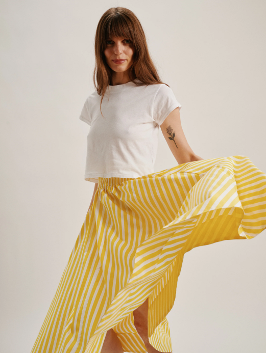 SUZIE CONDI KYRIA SKIRT IN CANARY