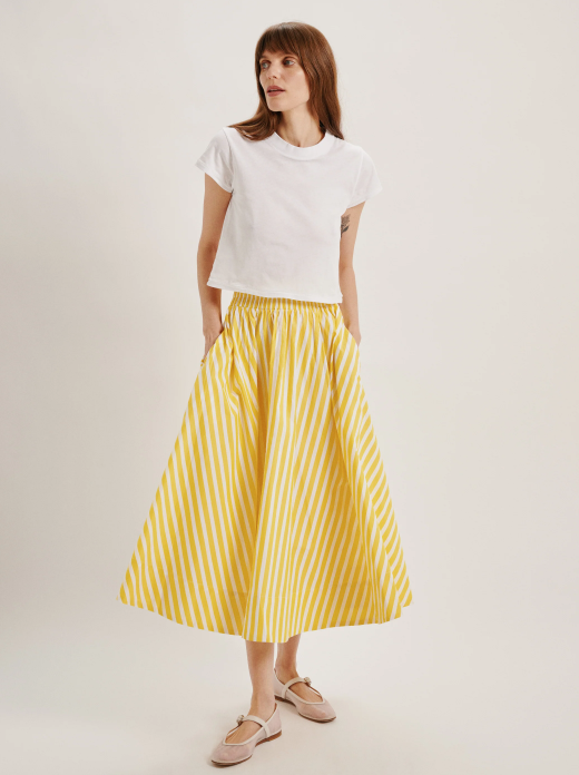 SUZIE CONDI KYRIA SKIRT IN CANARY