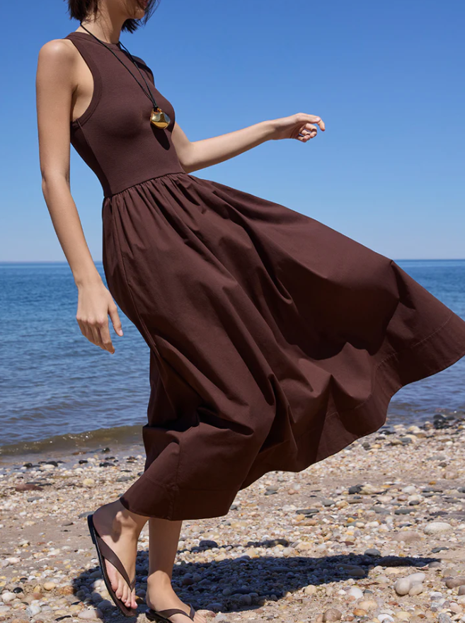 SOLD OUT RSVP DRESS IN CHOCOLATE