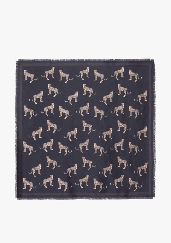 NILI LOTAN CHEETAH SCARF