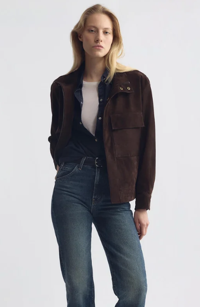 NILI LOTAN TRAVIS CORD SHIRT