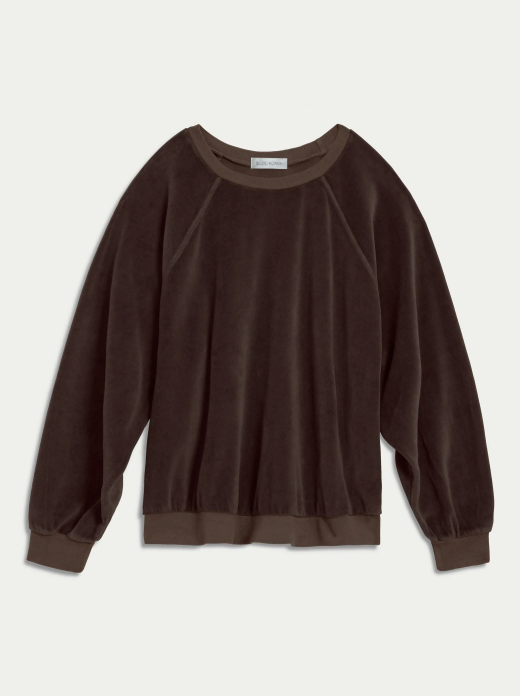 SUZIE KONDI SAMOS SWEATSHIRT IN WALNUT