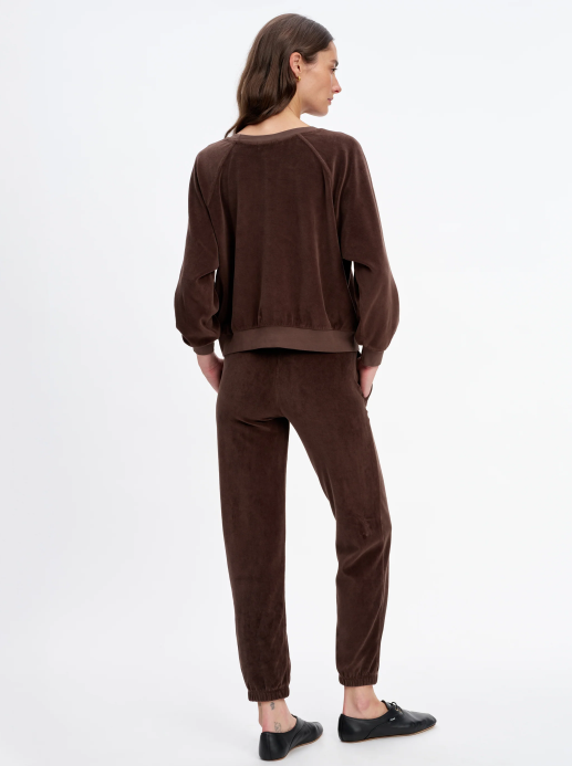 SUZIE KONDI SAMOS SWEATSHIRT IN WALNUT