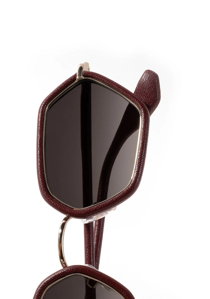 KREWE | SUKIE | 12K BURGUNDY LEATHER