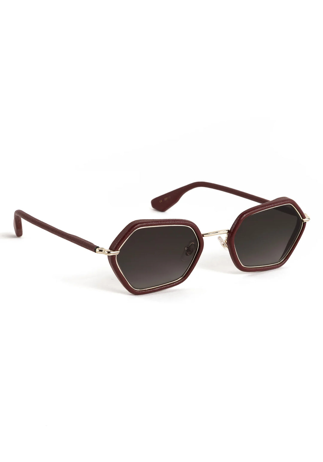 KREWE | SUKIE | 12K BURGUNDY LEATHER