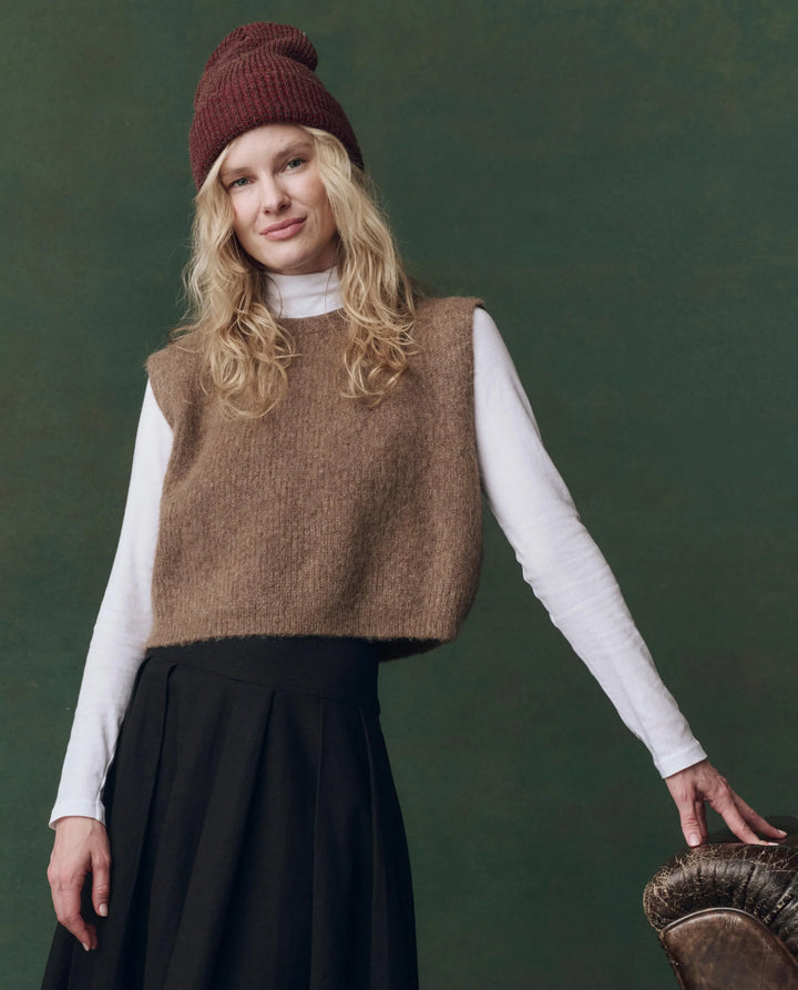 THE GREAT BRUSHED MELANGE VEST
