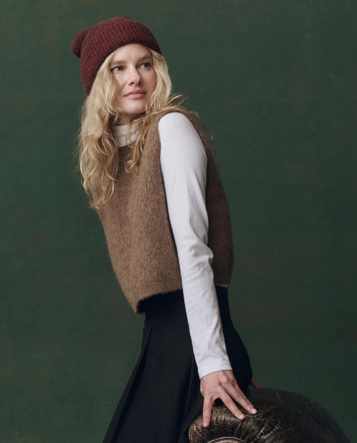 THE GREAT BRUSHED MELANGE VEST