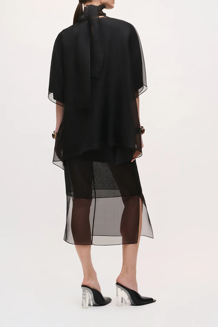 BRANDON MAXWELL CALI BLOUSE
