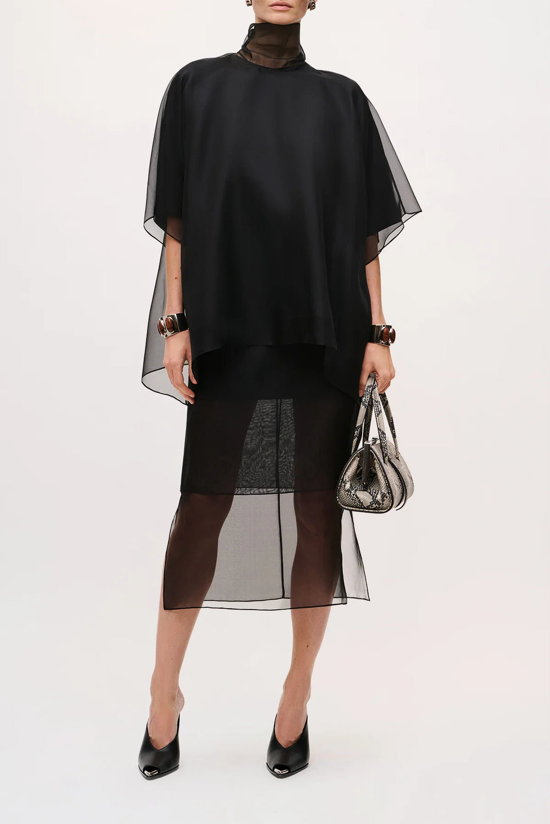 BRANDON MAXWELL CALI BLOUSE
