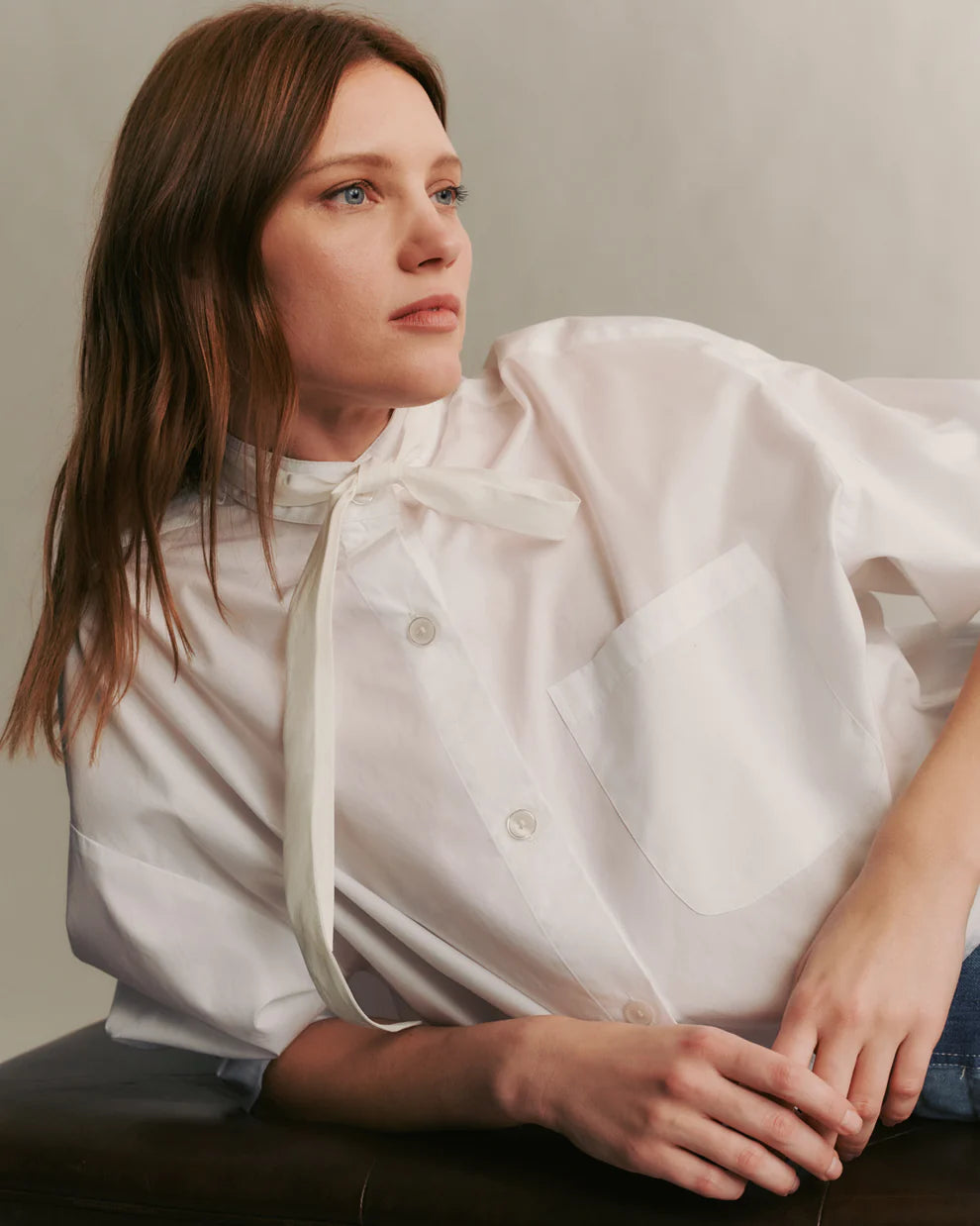 TWP DARLING SHIRT IN SUPERFINE COTTON