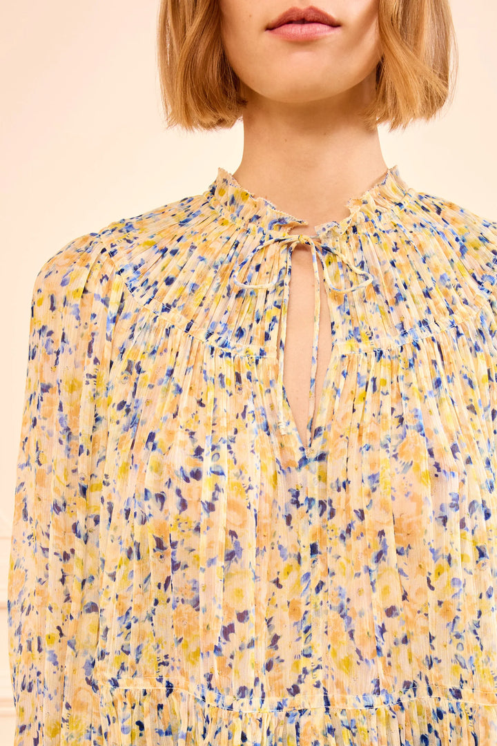 ULLA JOHNSON LEANDRA SILK BLOUSE