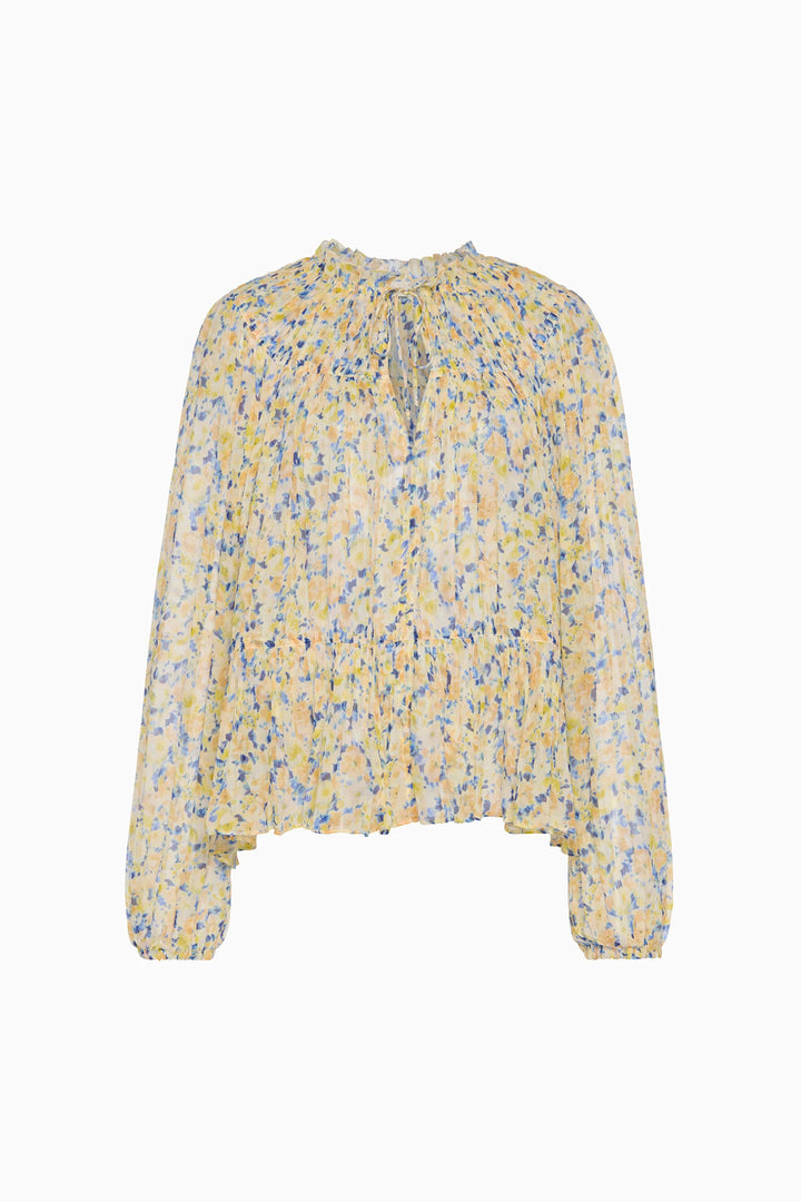 ULLA JOHNSON LEANDRA SILK BLOUSE