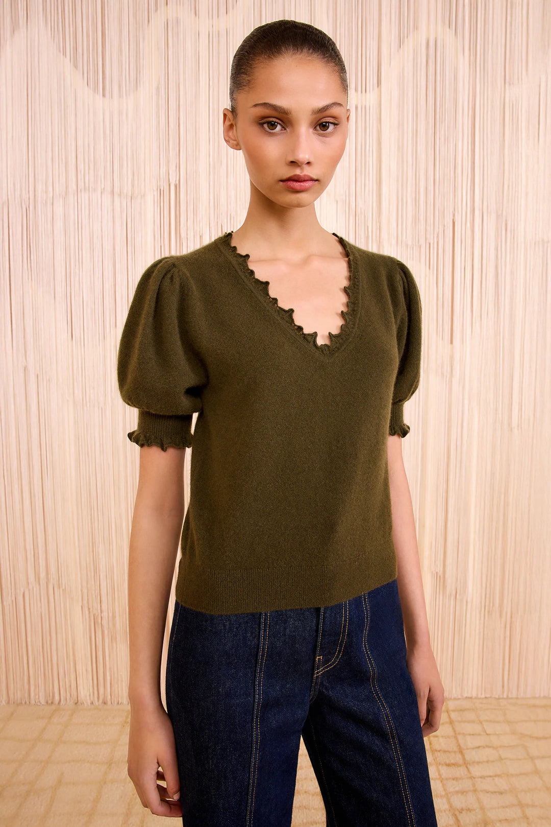 ULLA JOHNSON POLLINE TOP