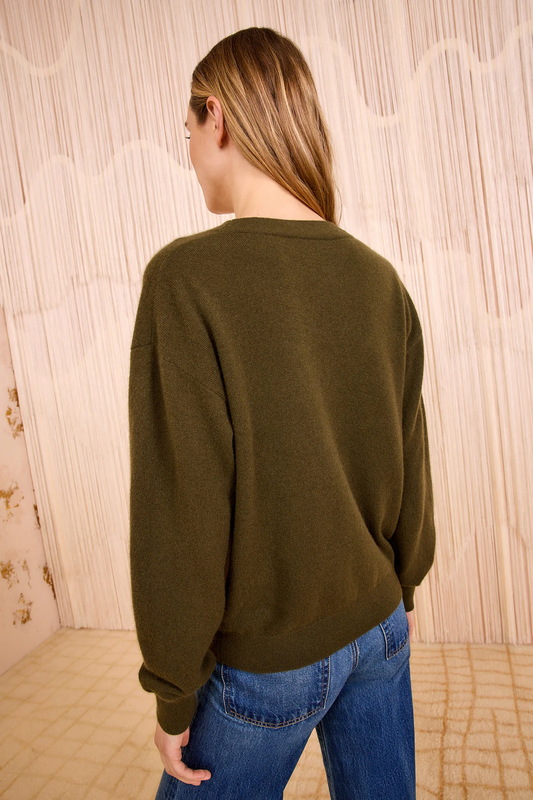 ULLA JOHNSON RYLA V-NECK SWEATER