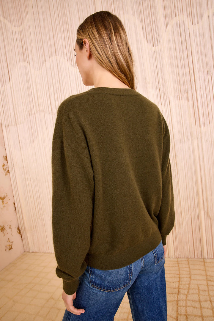 ULLA JOHNSON RYLA V-NECK SWEATER