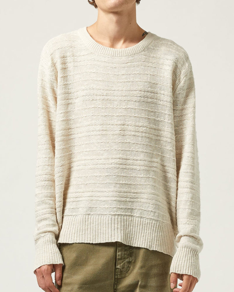 CORRIDOR LINEN SILK CREWNECK