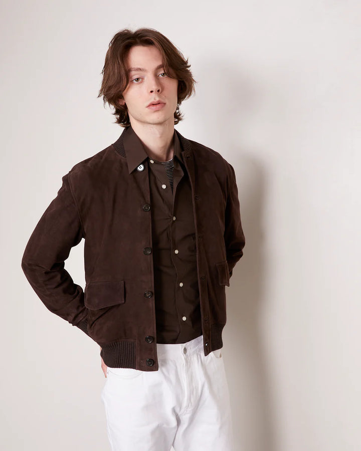 OFFICINE GENERALE SUEDE JACKET