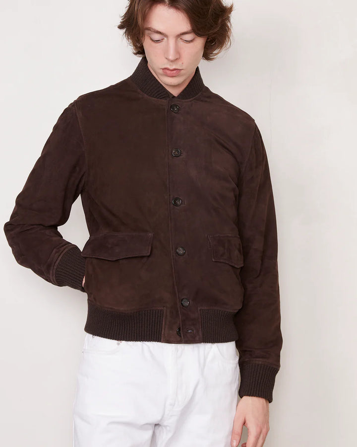 OFFICINE GENERALE SUEDE JACKET