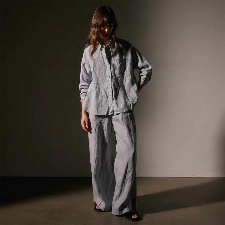 JAMES PERSE DYED LINEN SHIRT