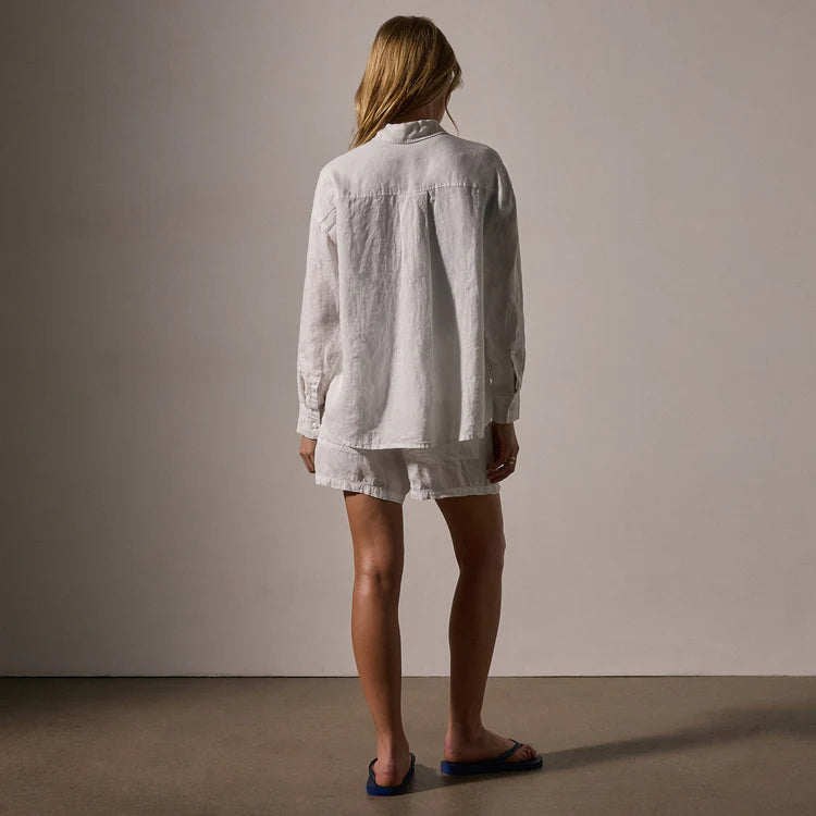 JAMES PERSE DYED LINEN SHIRT